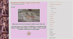 Desktop Screenshot of bordeaux-hatha-yoga-bien-etre.com